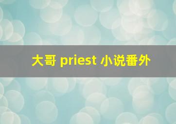 大哥 priest 小说番外